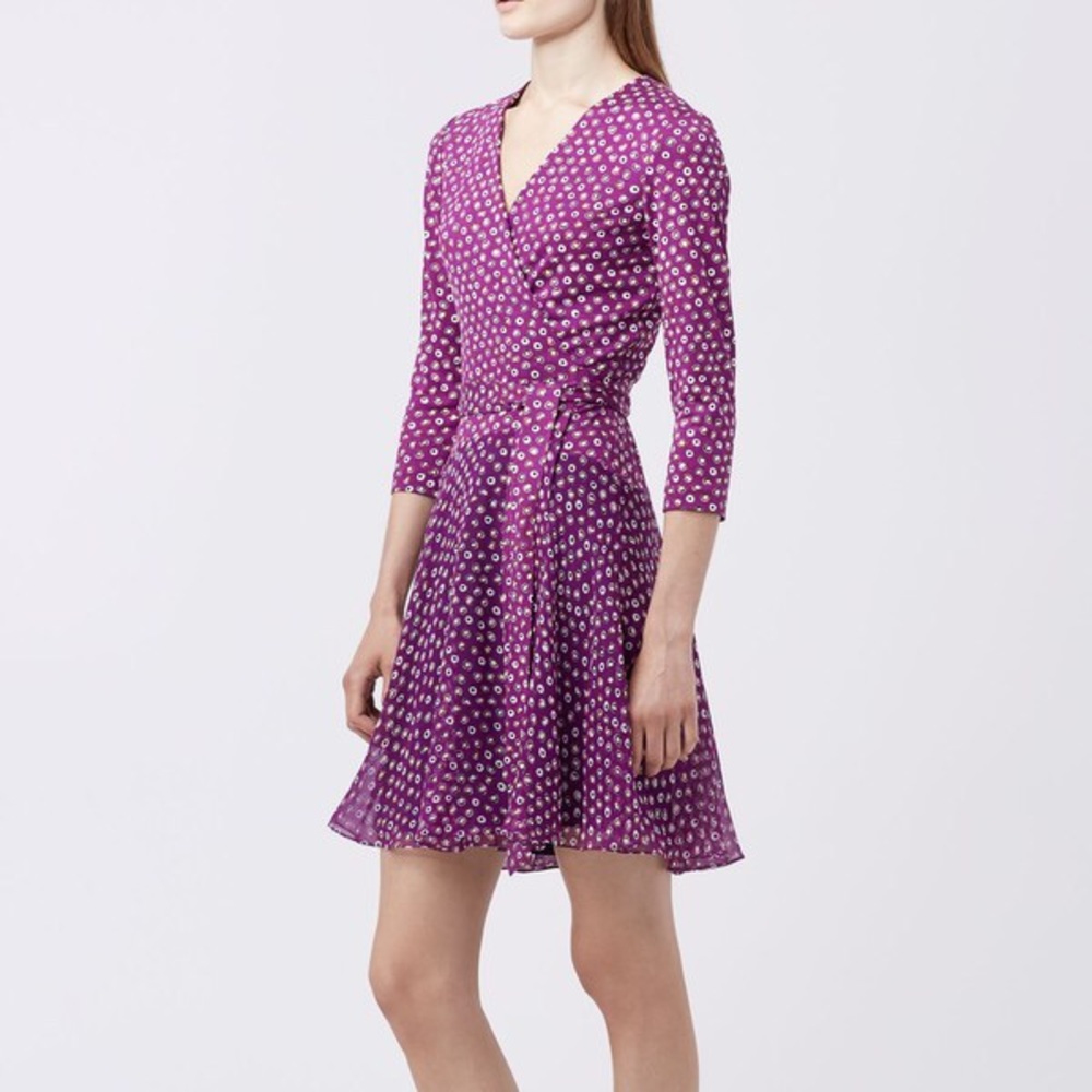 DVF New Irina pirouette dot amethyst